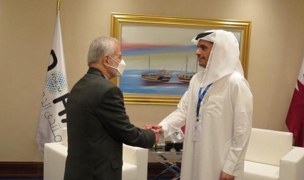 ملاقات خرازی با وزیر امور خارجه قطر؛تاکید بر ضرورت تقویت روابط دوجانبه
