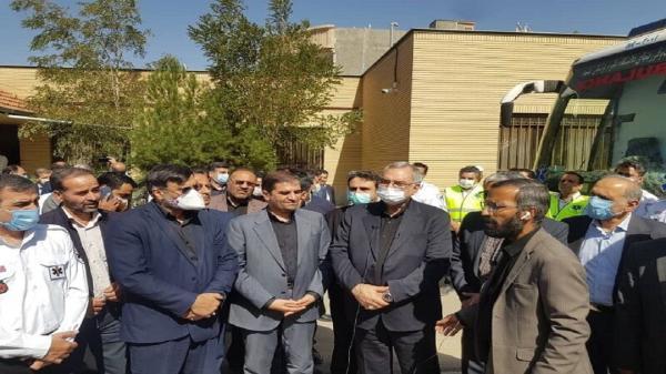 بازدید وزیر بهداشت از موکب های سلامت در بخش ملک آباد مشهد
